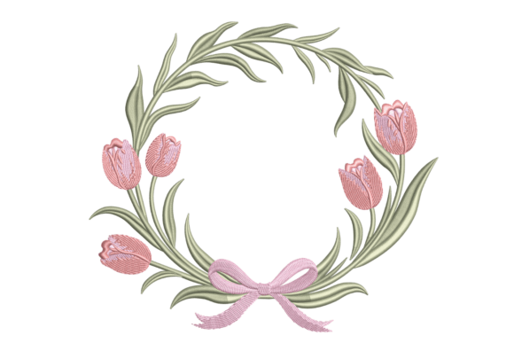 Download Spring Tulip Wreath – Elegant Floral - Elegant Collection