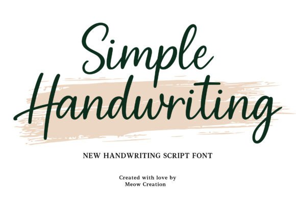 Download Simple Handwriting - Handwriting Collection