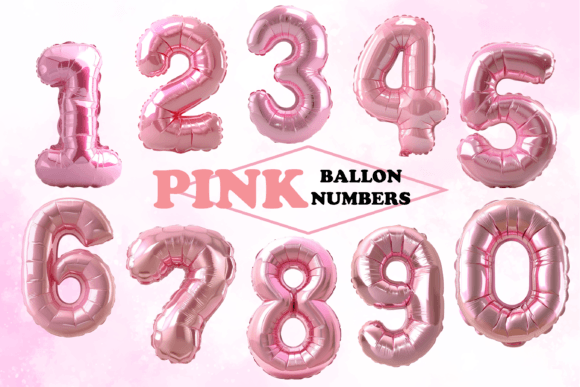 Download Pink Ballon Numbers Birthday Celebration - Premium Bundle